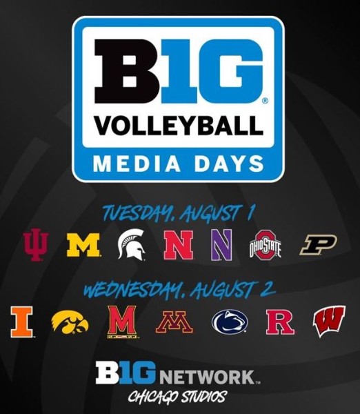 Wisconsin picked to repeat as B1G set to conduct volleyball media days Wisconsin picked to repeat as B1G set to conduct volleyball media days