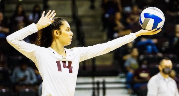 Texas State&rsquo;s Ryann Torres, SBC setter of the week, no longer patiently waiting