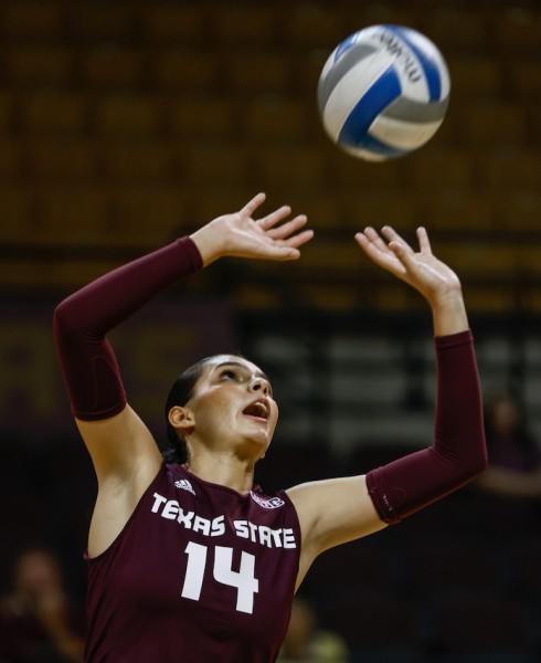 Texas State&rsquo;s Ryann Torres, SBC setter of the week, no longer patiently waiting
