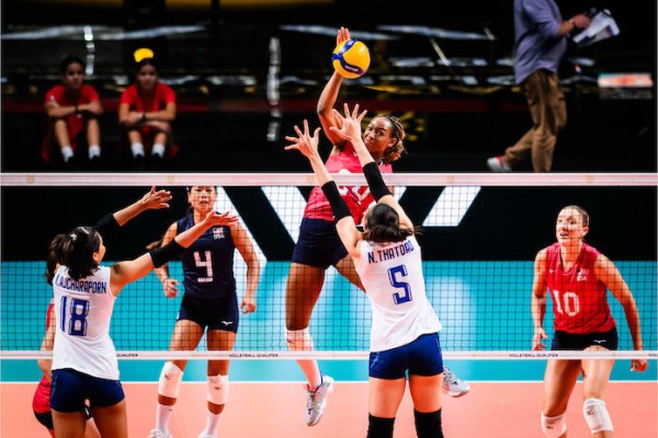 USA 2-0 after blasting Thailand in Road to Paris Volleyball Qualifier USA 2-0 after blasting Thailand in Road to Paris Volleyball Qualifier